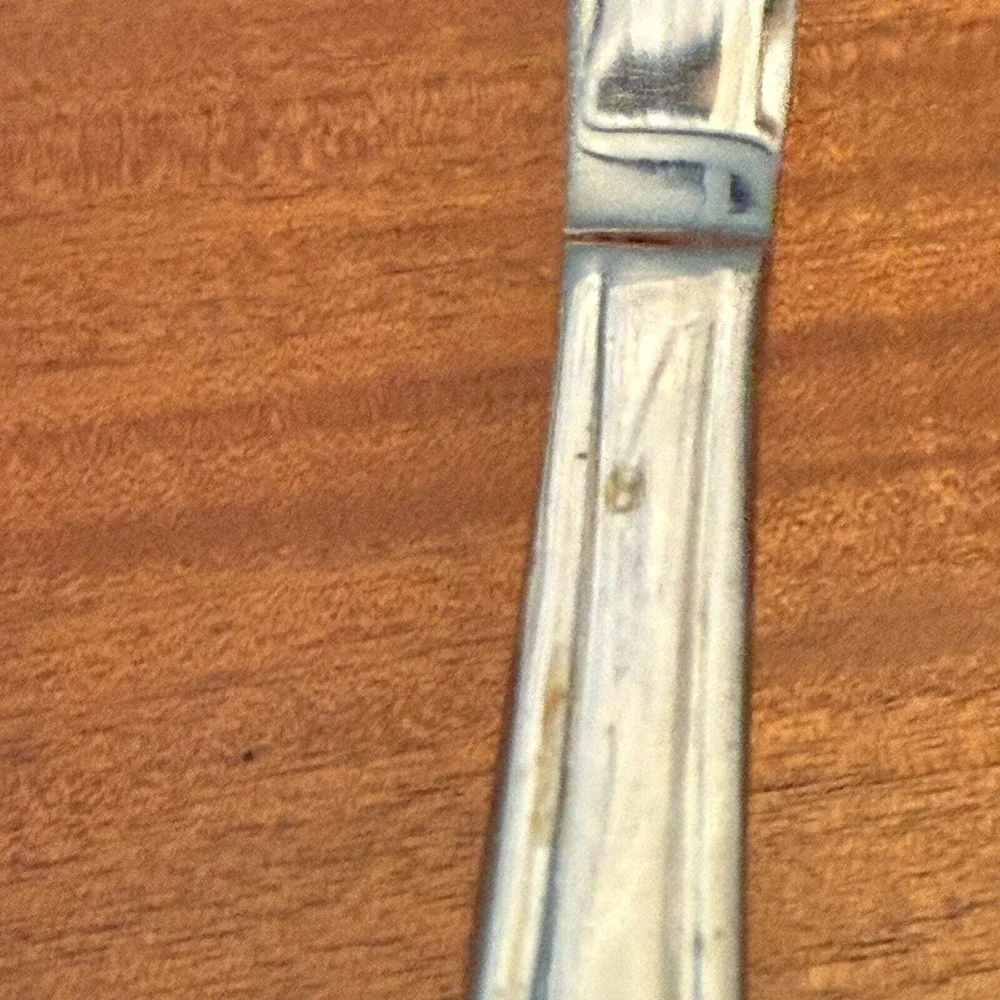 Lot 2 Libbey LYF10 Stainless Steel Dinner Knives Silver Finish Glossy Handle 8.5